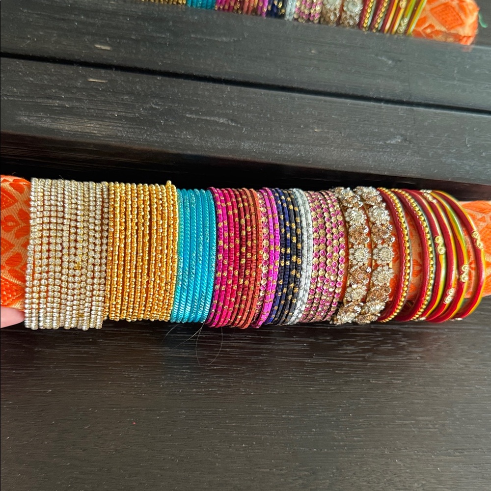 60 assorted Indian Bangles for kids